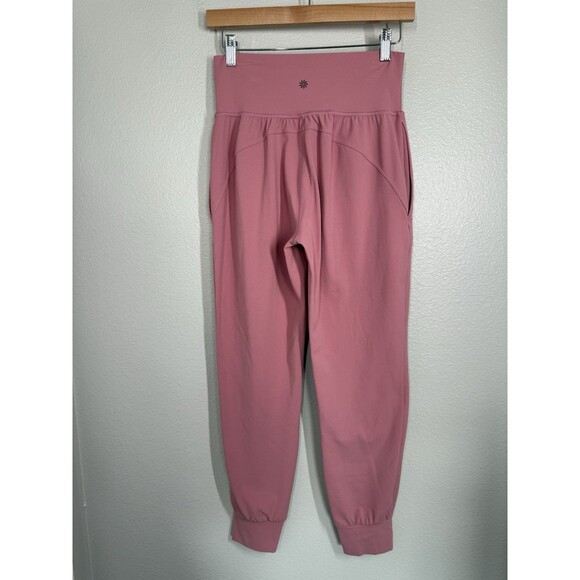 Athleta Salutation Jogger Powervita Yoga Fitness Pants Size Small S Antique Rose - Picture 7 of 14